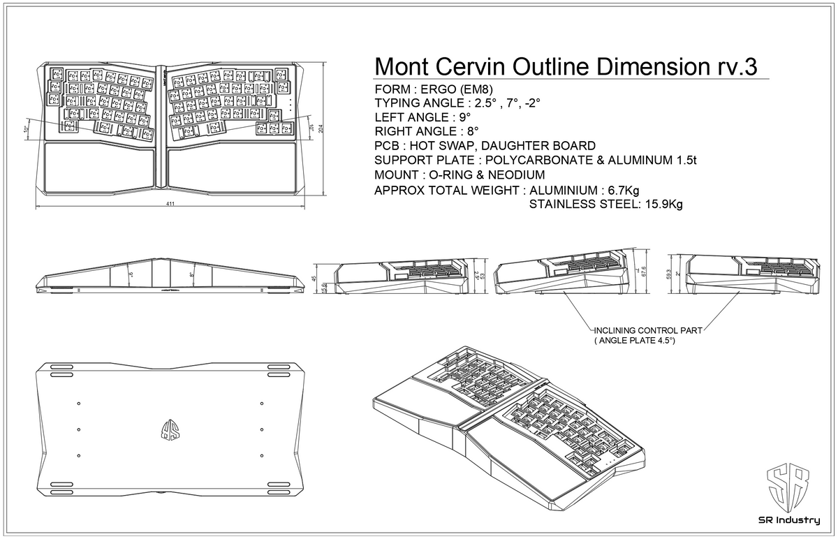 [ Instock ] Mont Cervin Extra Parts