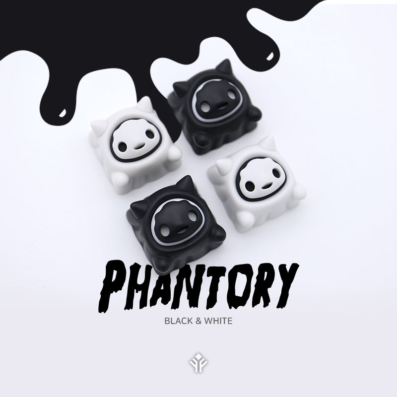 [ Keycap ] Namong Art x Phantory Black and White