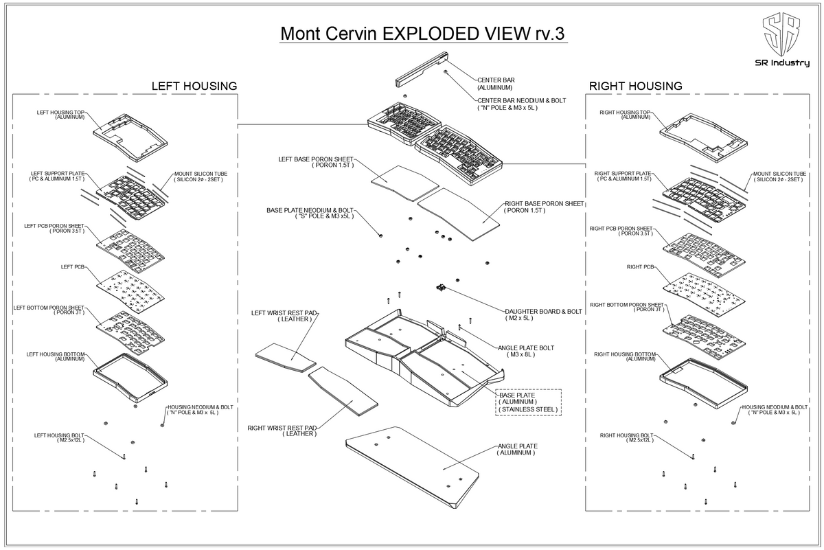 [ Instock ] Mont Cervin Extra Parts